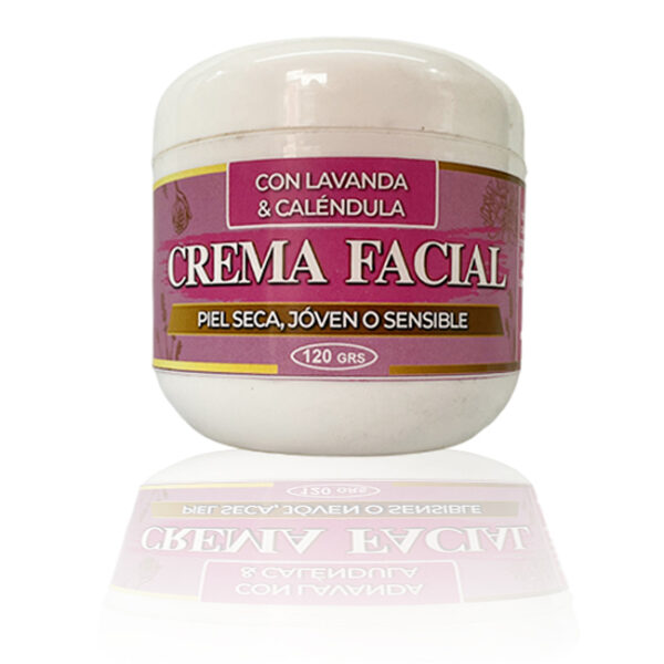 Crema Facial para piel joven, seca o sensible 120Grs