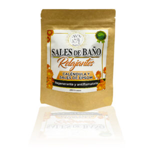 Sales de baño de caléndula
