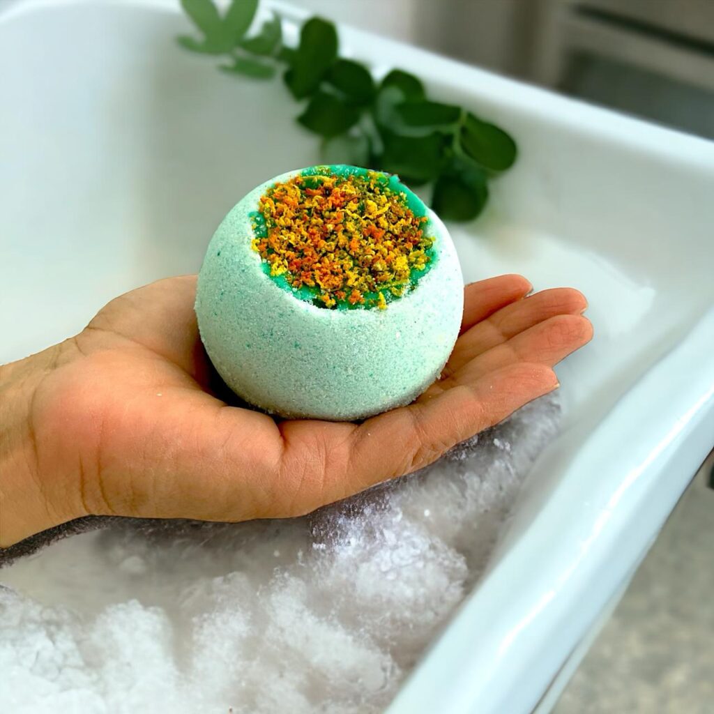 Bomba efervescente grande para tina