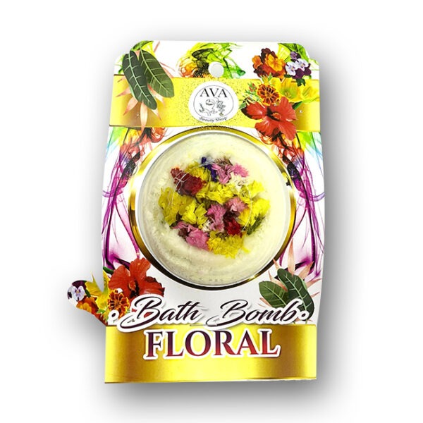 Bomba efervescente para tina aroma floral