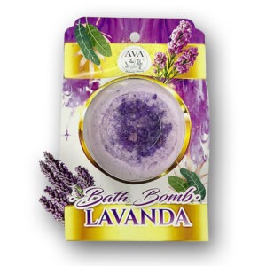 Bomba efervescente para tina con aroma lavanda