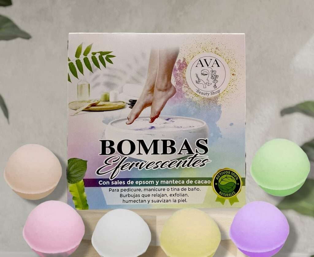 Bombas efervescentes en caja