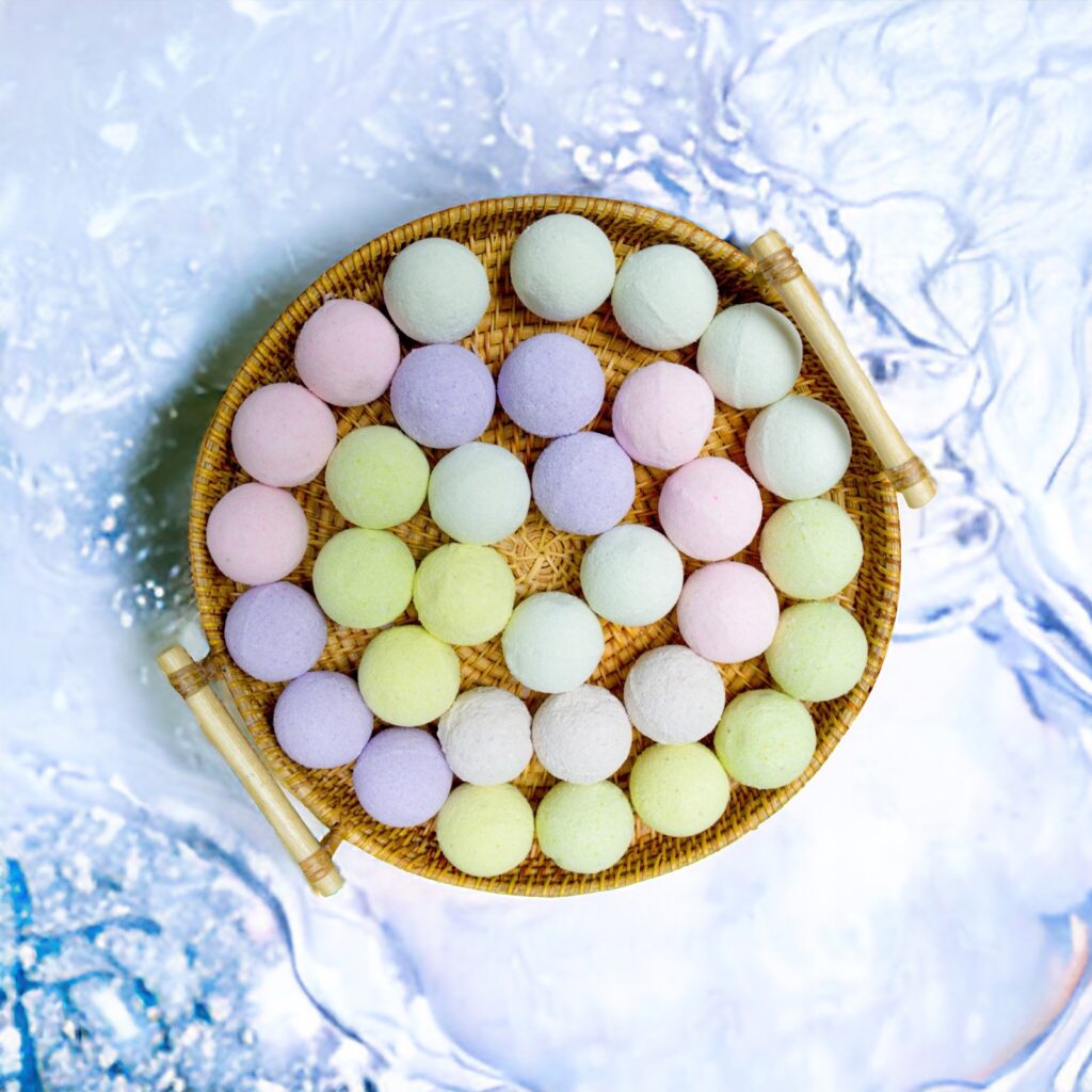 Bombas efervescentes de colores